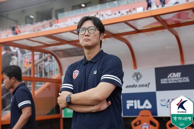 김정수 제주SK 감독대행. 사진=프로축구연맹