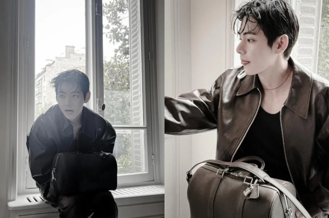 뷔가 가을과 잘어울리는 미모를 뽐냈다. / 뷔 인스타그램