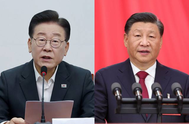 ▲ 이재명(왼쪽) 대통령과 시진핑 중국 국가 주석. ⓒ연합뉴스