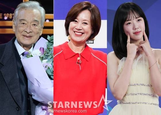 이순재, 박미선, 지예은 /사진=스타뉴스