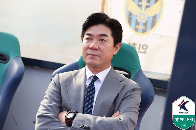 윤정환 인천 유나이티드 감독. /사진=한국프로축구연맹 제공