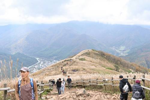 ◇2025년 정선군민 산소(O2)길 걷기행사가 지난 25일 정선군 남면 민둥산 일원에서 열린 가운데 500여 명의 참가자와 2,000여 명의 산행객들이 함께 어울리며 은빛 억새 물결의 장관을 감상했다.