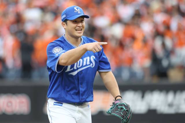 삼성 라이온즈의 최원태. 삼성 제공