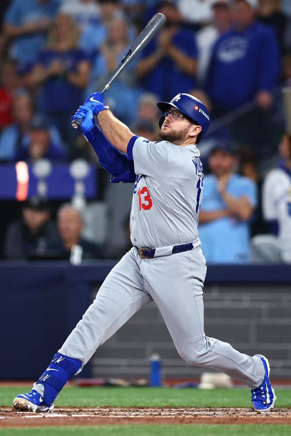 맥스 먼시도 7회 홈런 행렬에 가담했다. 사진= Getty Images/AFP= 연합뉴스 제공