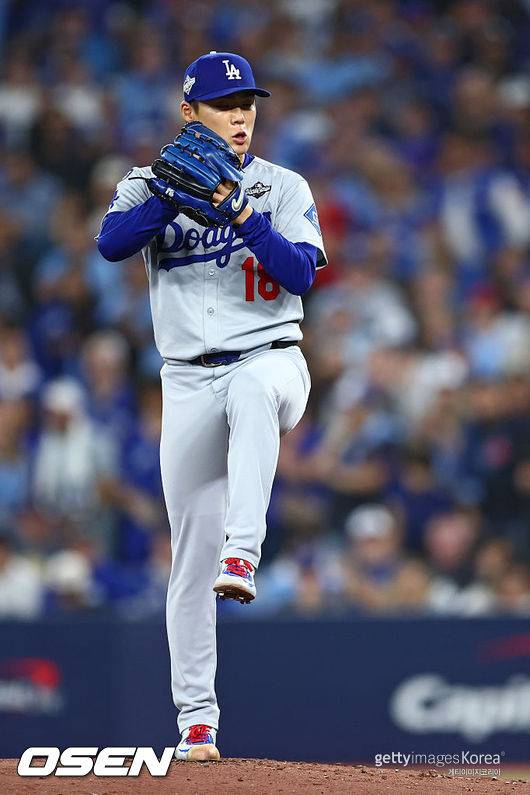 [사진] LA 다저스 야마모토 요시노부. ⓒGettyimages(무단전재 및 재배포 금지)