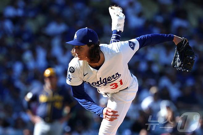 LA 다저스 타일러 글래스노우. ⓒ AFP=뉴스1