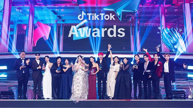 틱톡 어워즈 2025 수상자로 선정된 틱톡 크리에이터들. 사진=틱톡코리아