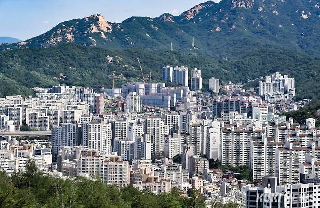 서울 아파트 단지들의 모습. 쿠키뉴스 자료사진