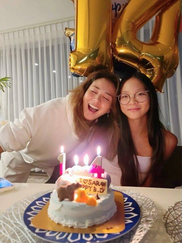 야노시호가 추사랑의 14번째 생일을 축하했다. / 야노시호 인스타그램