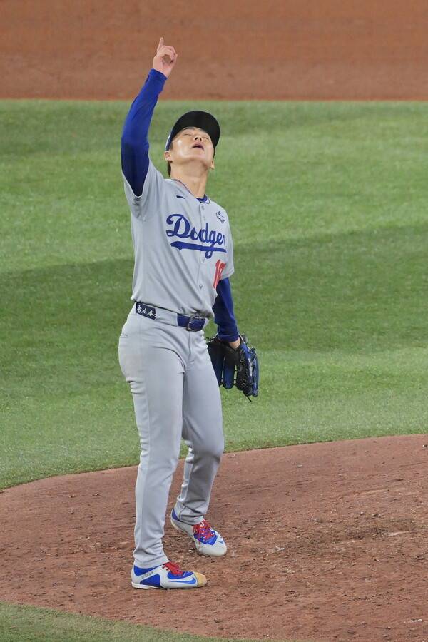 ▲ LA다저스 투수 야마모토 요시노부. ⓒ연합뉴스/EPA