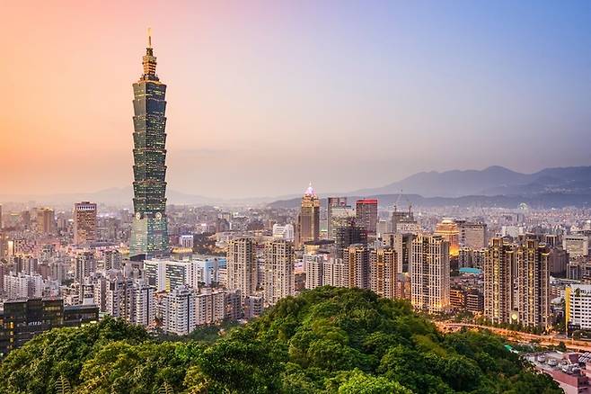 대만 타이베이 101빌딩 전경_스카이스캐너 제공