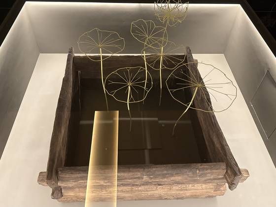 Underwater wooden planter [WOO JI-WON]