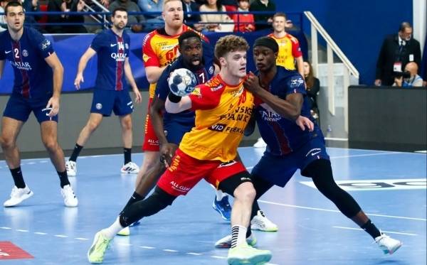 사진 2025/26 Machineseeker EHF 남자 핸드볼 챔피언스리그 GOG와 파리 생제르맹 경기 모습, 사진 출처=유럽핸드볼연맹