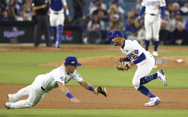 벳츠가 6회초 수비를 하고 있다. 사진= UPI= 연합뉴스 제공