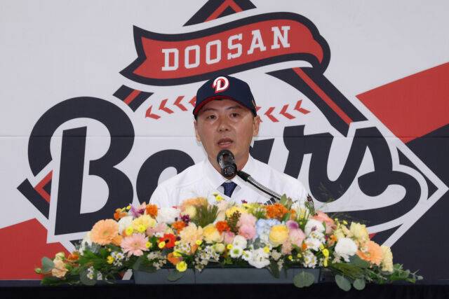 두산 베어스 김원형 감독./두산 베어스