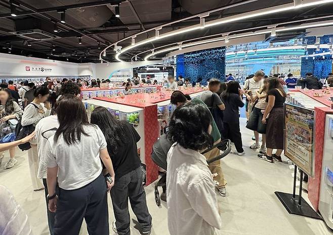 [서울=뉴시스] 아이파크몰 '반다이남코 코리아 스토어' 오픈 현장 사진(사진=HDC아이파크몰 제공) *재판매 및 DB 금지