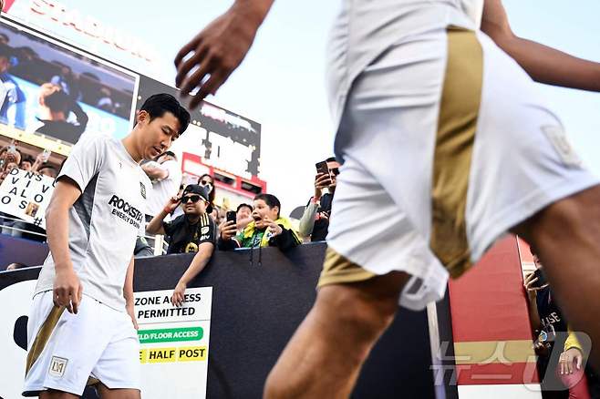 LA FC의 손흥민 ⓒ AFP=뉴스1