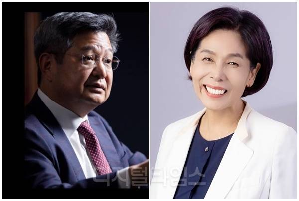 김장겸(왼쪽) 국민의힘 의원과 최민희 더불어민주당 의원. [디지털타임스 DB]