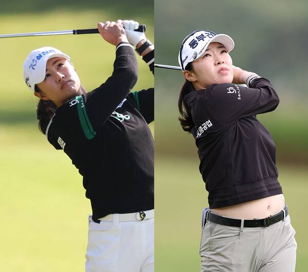 2025년 한국여자프로골프(KLPGA) 투어 에쓰오일(S-OIL) 챔피언십에 출전하는 마다솜, 김수지 프로. 사진제공=KLPGA (사진을 무단으로 사용하지 마십시오.)