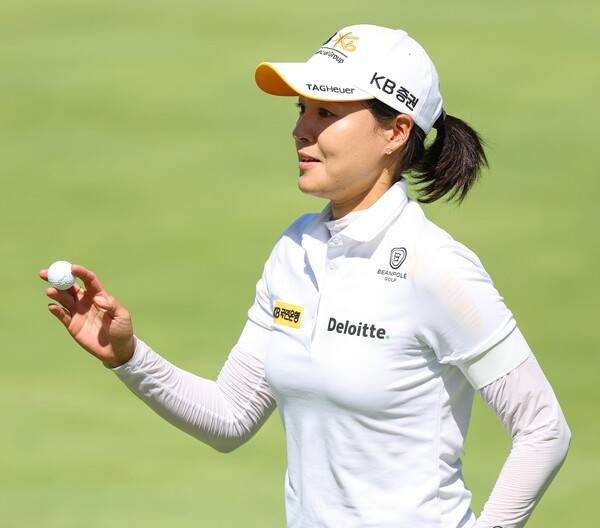 2025년 한국여자프로골프(KLPGA) 투어 에쓰오일(S-OIL) 챔피언십에 출전하는 미국여자프로골프(LPGA) 투어 멤버 전인지 프로. 사진제공=KLPGA (사진을 무단으로 사용하지 마십시오.)