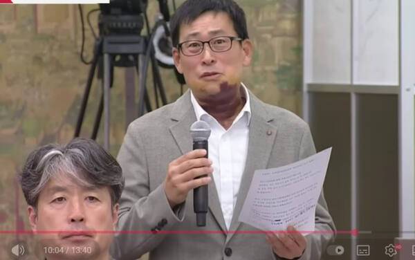 지난 27일 문체위 국정감사에서 대한근대5종연맹 일부 관계자들의 비리를 고발한 최은종 전 국가대표팀 감독. 엠키타카 유튜브 갈무리