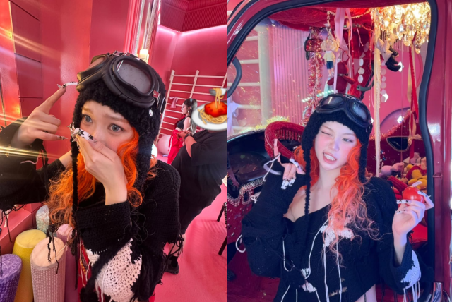 르세라핌 채원이 파격적 콘셉트를 소화했다. / 채원 인스타그램