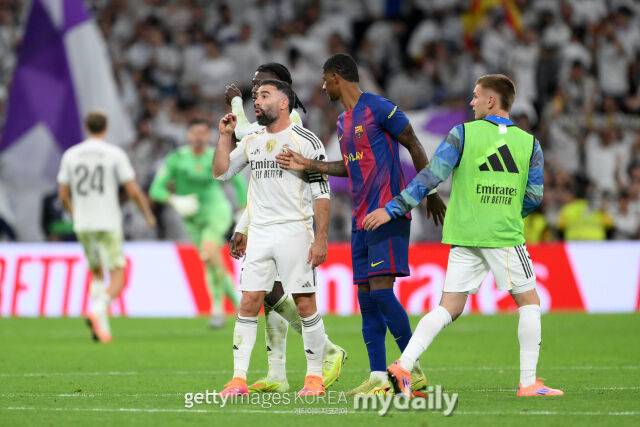 레알 마드리드와 바르셀로나 경기 장면./게티이미지코리아