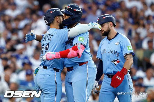 [사진] 토론토 선수들. ⓒGettyimages(무단전재 및 재배포 금지)