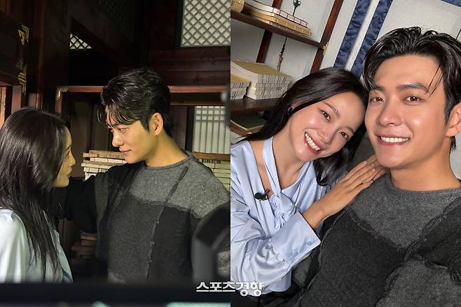 김세정이 올렸다 비공개 처리한 강태오와의 사진. 김세정 인스타그램 계정