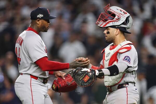 ▲ 보스턴 레드삭스 마무리 투수 아롤디스 채프먼. ⓒ연합뉴스/GETTY IMAGES USA