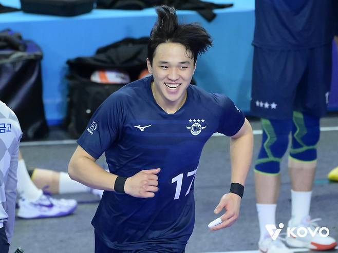 V리그 복귀전 앞둔 대한항공의 임동혁 [한국배구연맹 제공. 재판매 및 DB 금지]