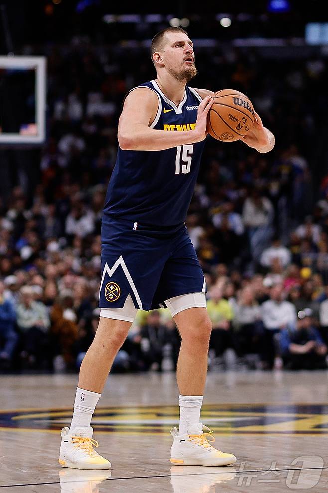 NBA 덴버 니콜라 요키치가 4경기 연속 트리플더블을 달성했다. ⓒ 로이터=뉴스1