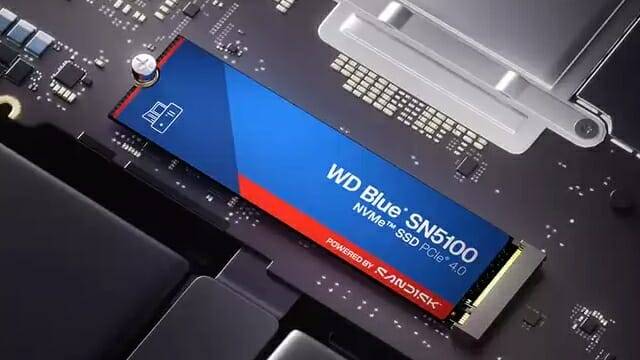 WD 블루 SN5100 NVMe SSD. (사진=샌디스크)