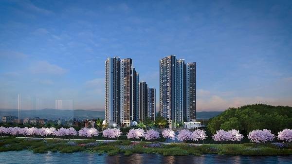 ‘부경경마공원역 디에트르 더 리버’  투시도