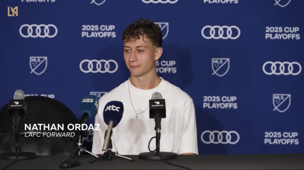 나탄 오르다스(LAFC). LAFC X 영상 캡처