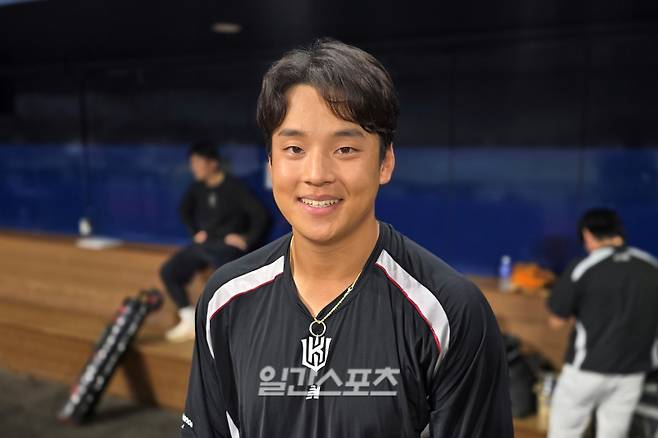 지난 1일 퓨처스 챔피언결정전에서 만난 KT 위즈 강민성. 고척=윤승재 기자