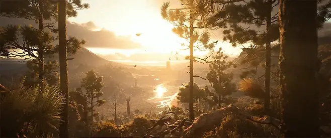 ▲ 포스트 아포칼립스 배경과 복고미래주의적 비주얼의 만남