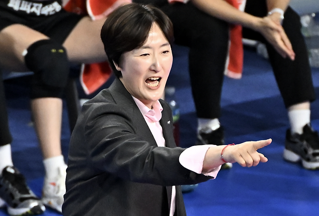 ▲ 여자프로배구 페퍼저축은행 장소연 감독 [KOVO]