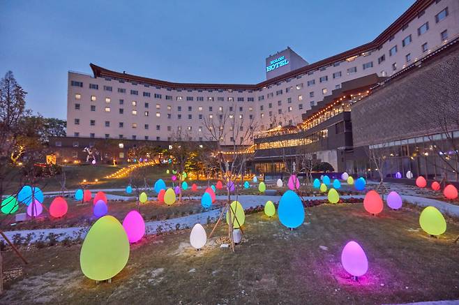 경주 코오롱호텔 전경. 호텔 측 제공