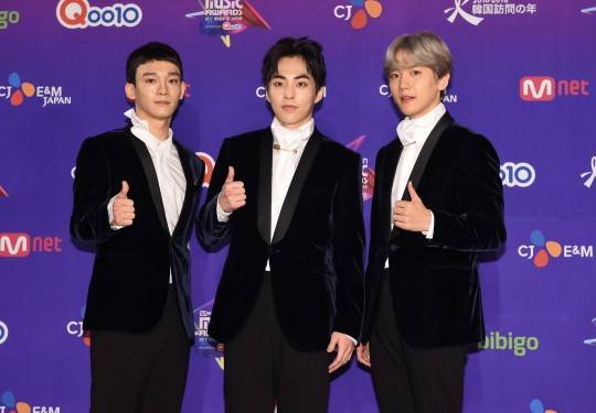 Boy band EXO's subunit EXO-CBX [JOONGANG ILBO]