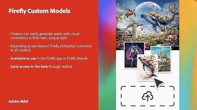 어도비의 신규 모델인 ‘파이어플라이 커스텀 모델’ 관련 이미지. <출처=어도비>