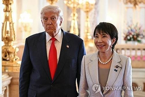도널드 트럼프 미국 대통령과 다카이치 사나에 일본 총리 [사진출처=연합뉴스]