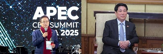 이철우 경북지사(왼쪽)와 르엉 끄엉 베트남 국가주석(사진출처-연합뉴스)