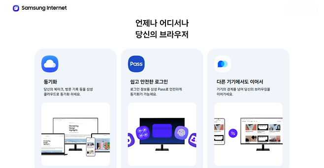 삼성 인터넷 PC 브라우저 이미지 [출처 = 삼성전자]