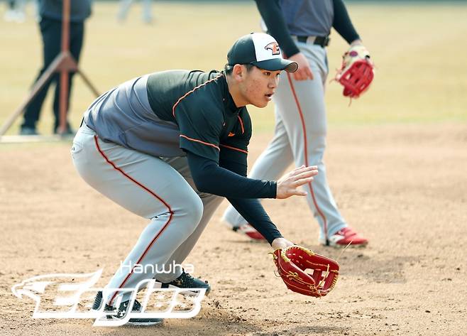 ▲ 한화 정민규. ⓒ한화 이글스