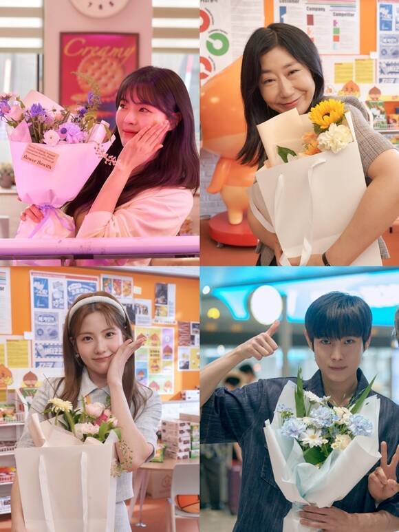 배우 이선빈 라미란 김영대 조아람(왼쪽 위부터 시계방향)이 MBC 금토드라마 '달까지 가자'의 여정을 마쳤다. /MBC