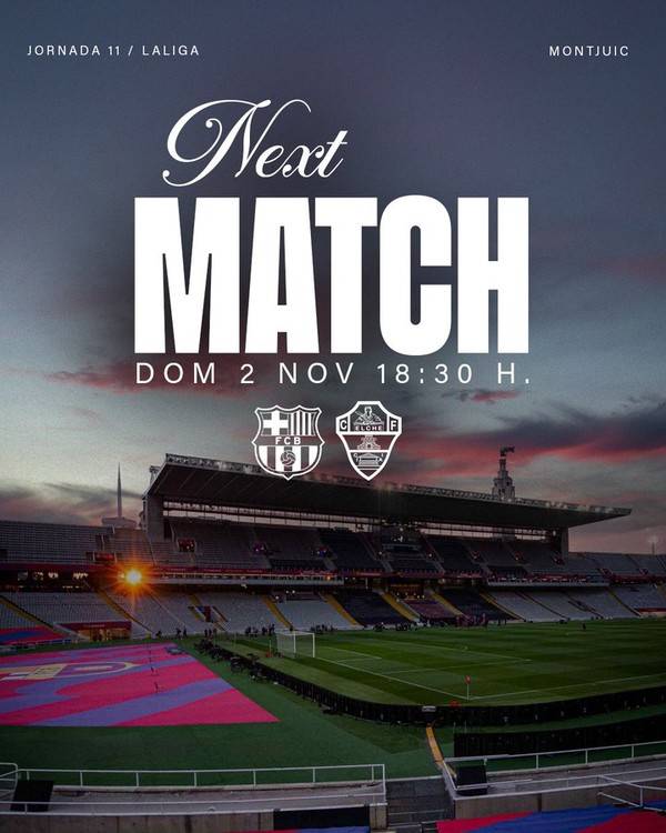 오는 주말 바르셀로나 원정에 나서는 엘체