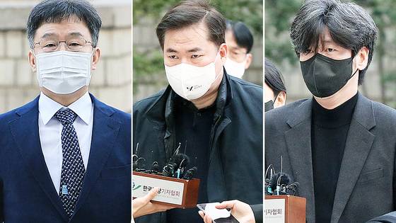 김만배, 유동규, 남욱(왼쪽부터) 뉴스1