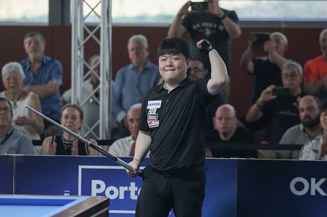 [서울=뉴시스] 2025 광주세계3쿠션당구월드컵에 출전하는 조명우. (사진=대한당구연맹 제공) *재판매 및 DB 금지