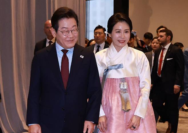 이재명 대통령과 김혜경 여사. 연합뉴스